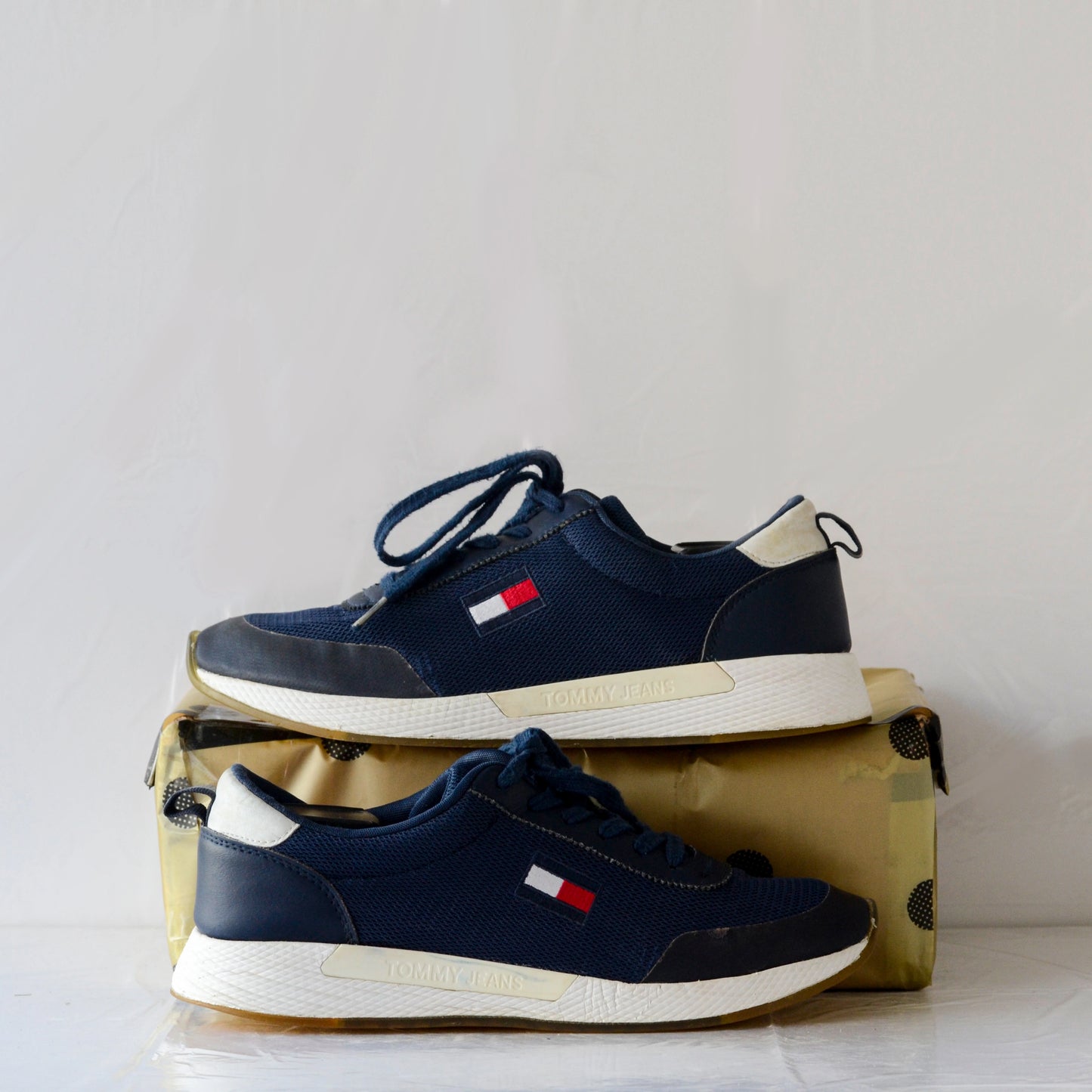 TOMMY Blue Mesh Sneakers